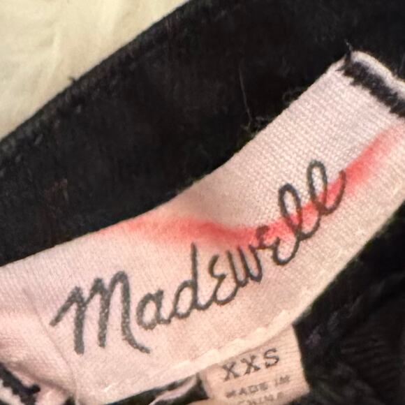 Madewell Black Skinny Leg Denim Overalls XXS - Picture 4 of 8